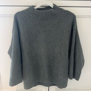 VINCE Women's Green/Grey Crewneck Sweater size extra small XS